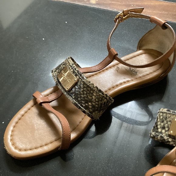 Coach new york snake skin sandals size 8.5 - Picture 2 of 5